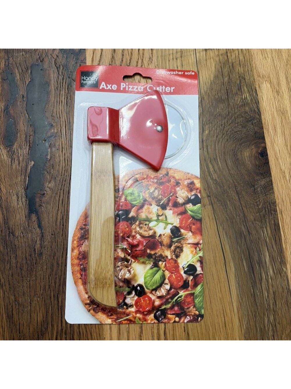 Handy Helpers Axe Shaped Pizza Cutter New Dishwasher Safe